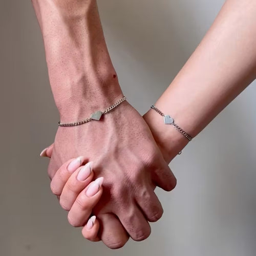 Partnerarmband Herzen